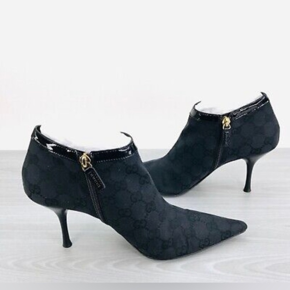 Gucci GG canvas monogram booties